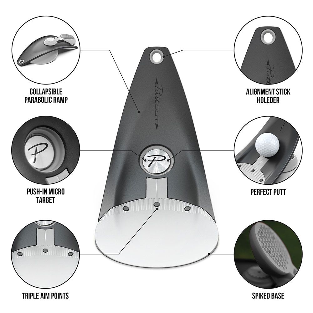 PUTTOUT PuttOut Premium Pressure Trainer Stone