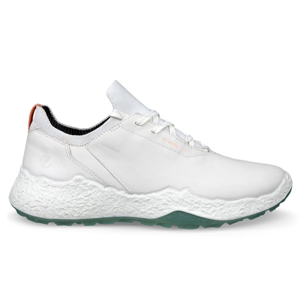 ECCO Ecco Womens H5 Leather Golf Shoes White Green