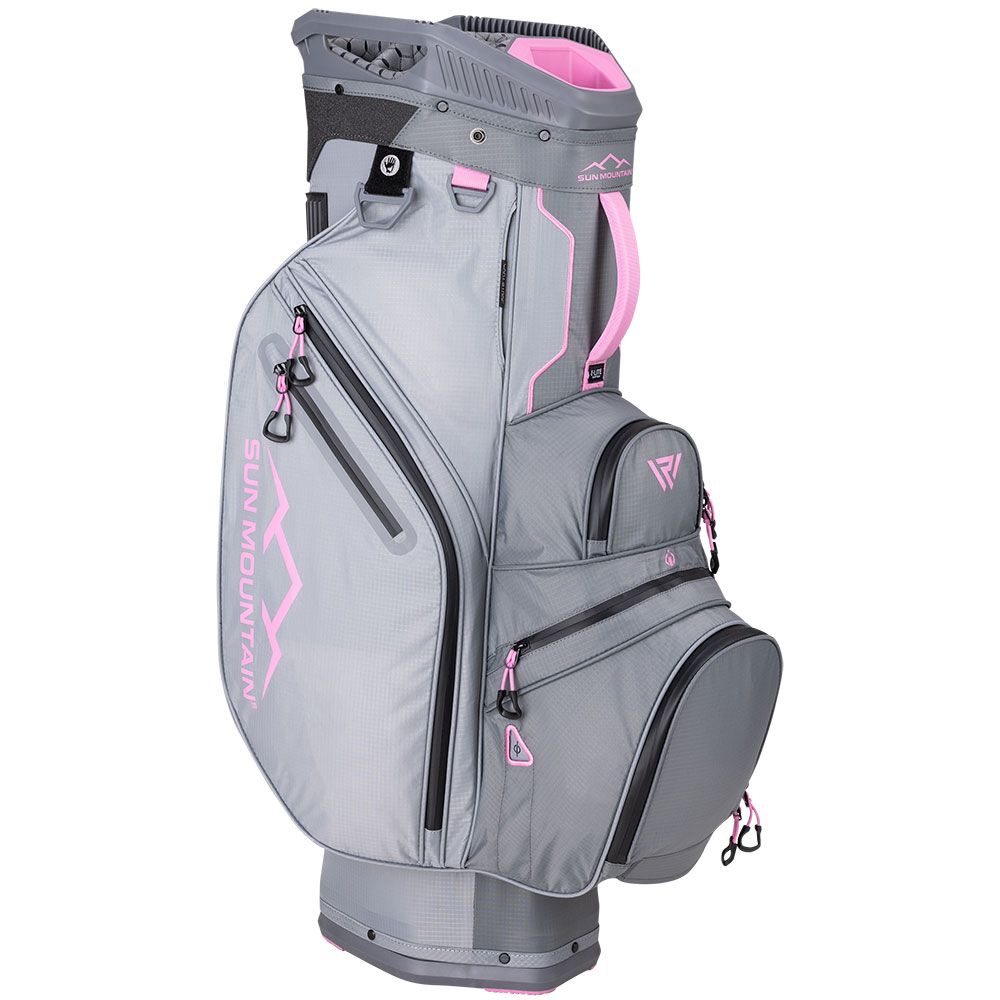 SUN MOUNTAIN Sun Mountain E-Lite Cart Bag Black Nickel Cadet Pink