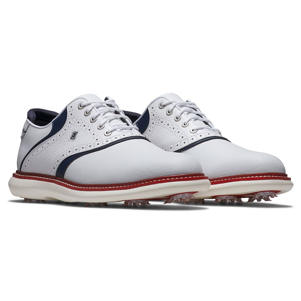 FOOTJOY Footjoy Traditions Limited Edition Golf Shoes White Red 57958