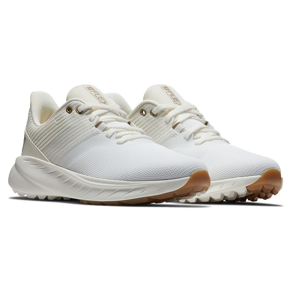 FOOTJOY Footjoy Flex Ladies Golf Shoes White/Beige 95718