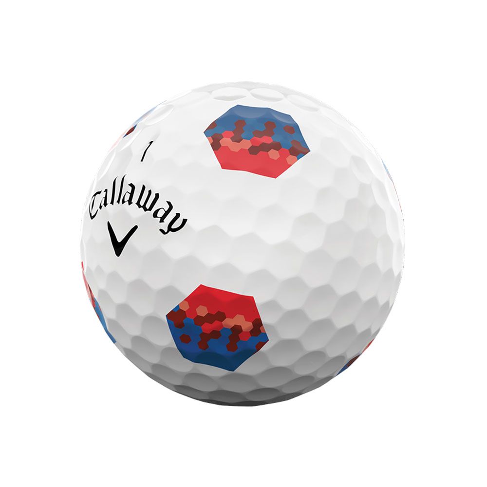 CALLAWAY Callaway Chrome Tour X TruTrack Blue Red Dozen Pack