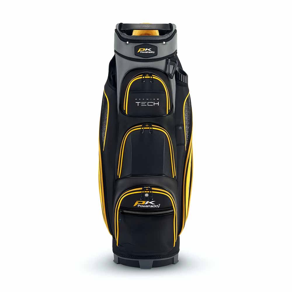 POWAKADDY PowaKaddy Premium Tech Cart Bag Black Yellow