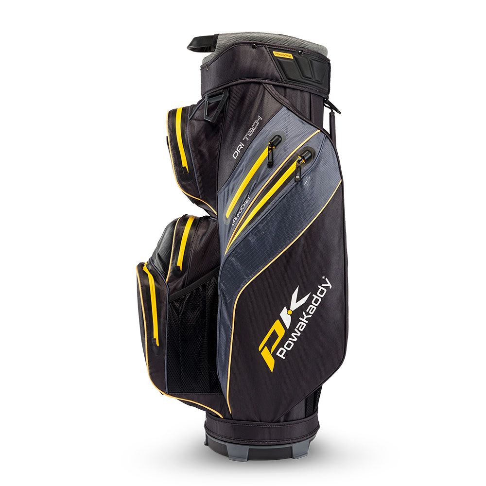 POWAKADDY Powakaddy Dri-Tech Cart Bag Black Yellow 2025