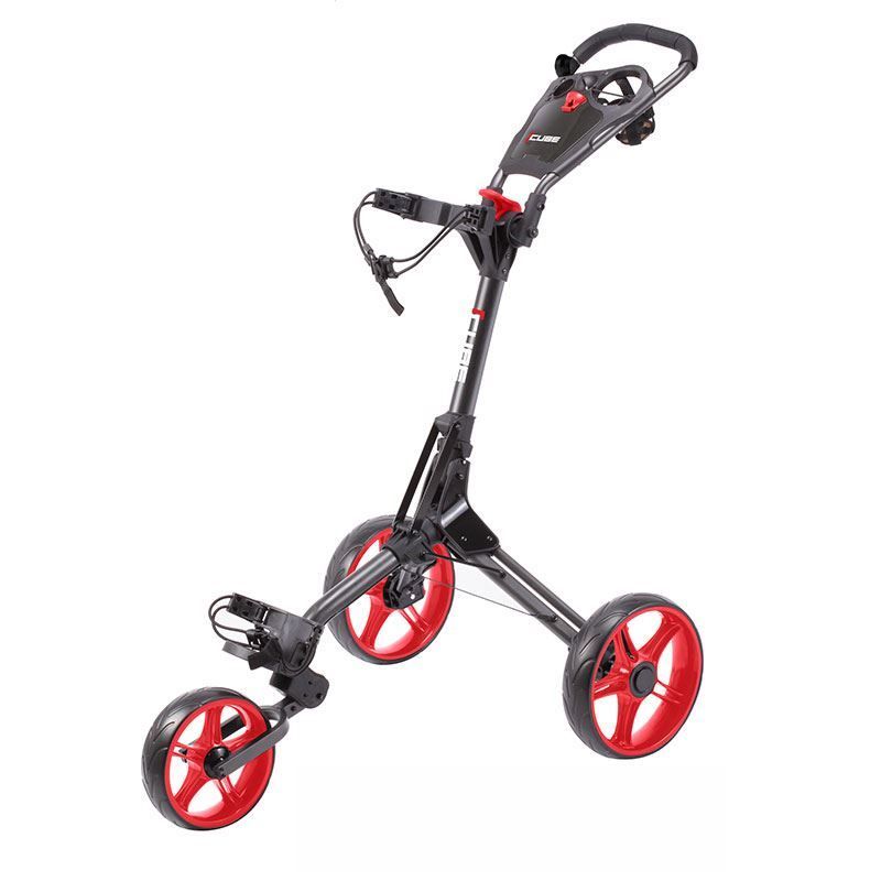 SKYMAX Cube 3 Trolley Charcoal Red