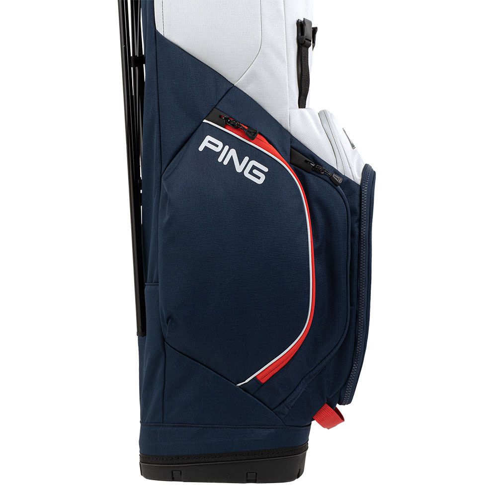 PING Ping Hooferlite 231 Stand Bag Navy Platinum Red