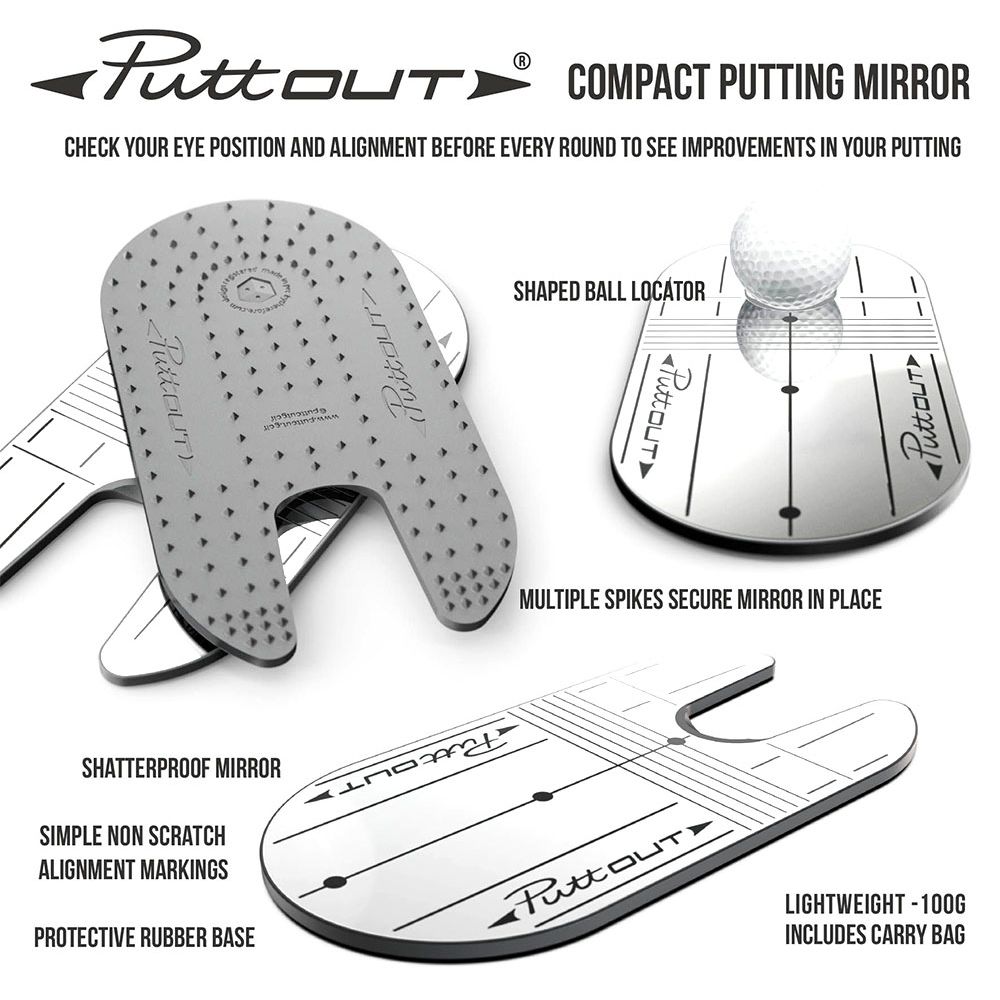 PUTTOUT PuttOut Compact Putting Mirror