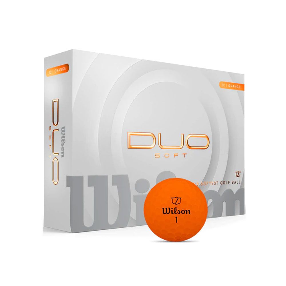 WILSON Wilson Duo Soft Orange Golf Balls 2025