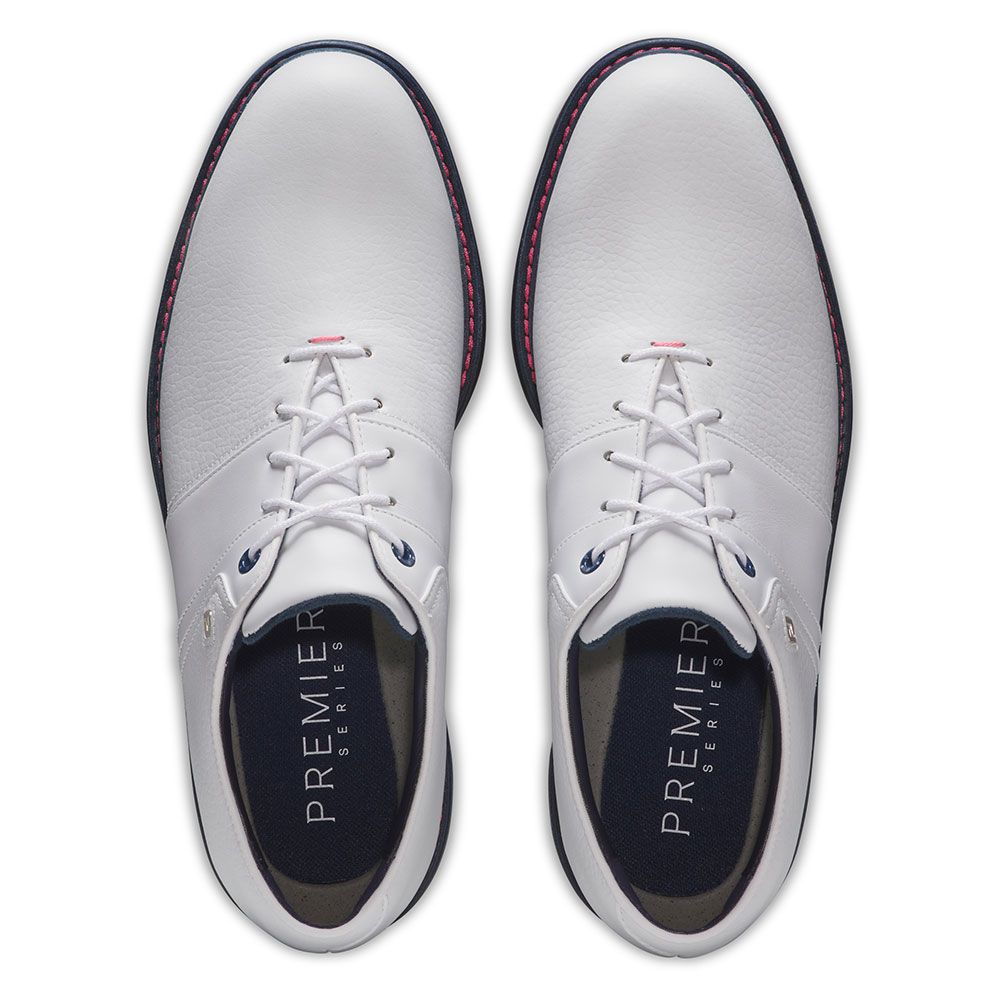 FOOTJOY Footjoy Premiere Packard Golf Shoes White Navy Pink 54543