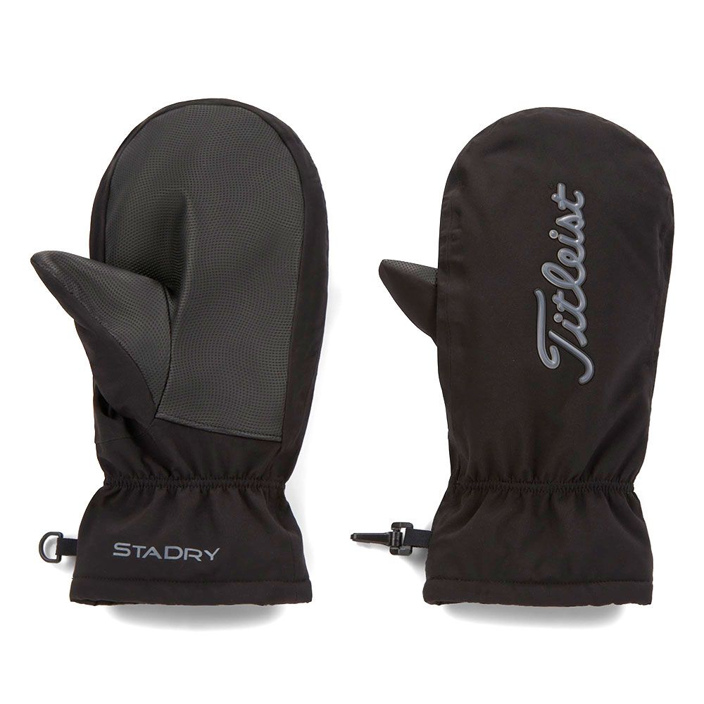 TITLEIST Titleist StaDry Cart Mitts Black Charcoal