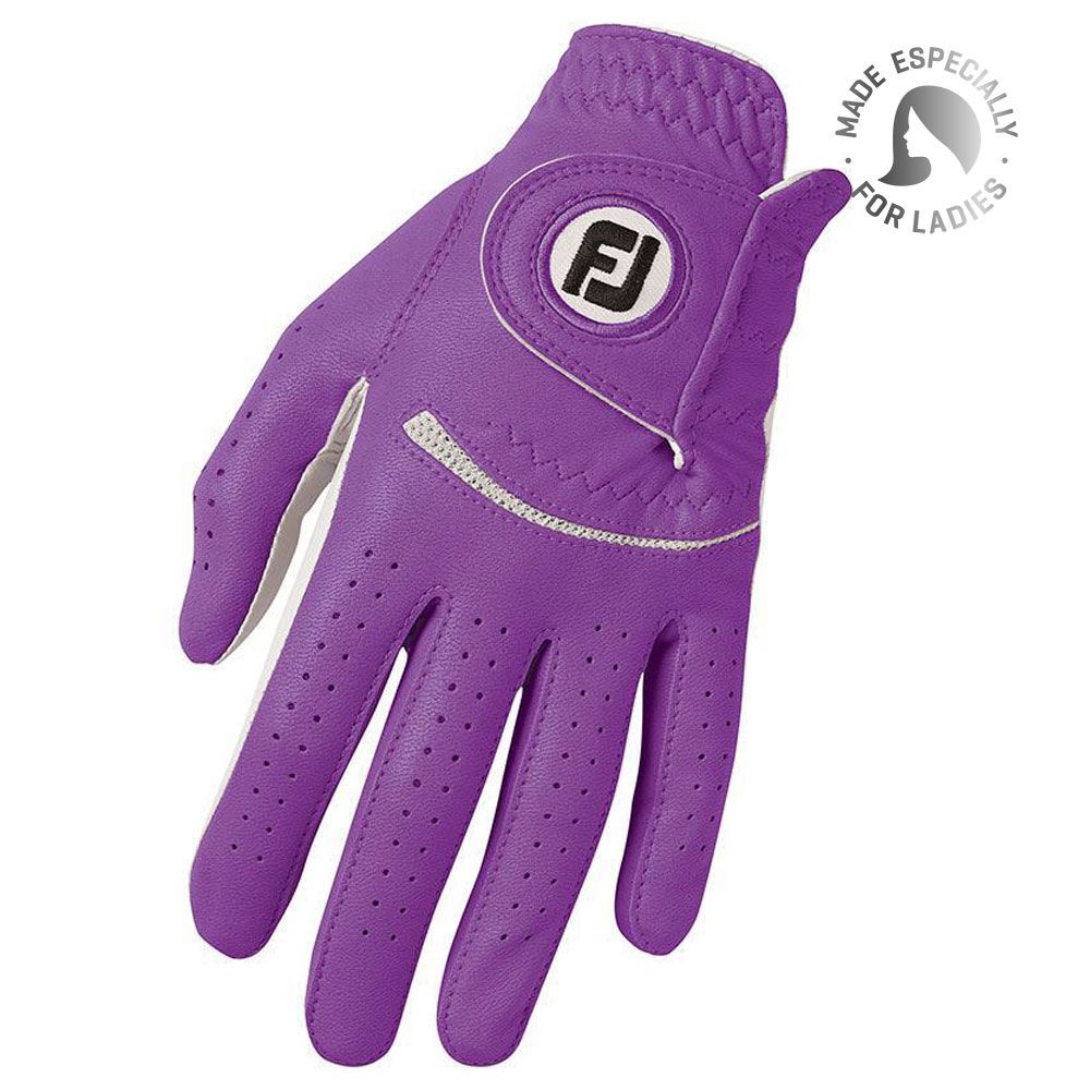 FOOTJOY FootJoy Ladies Spectrum Gloves Purple For the Right Handed Golfer