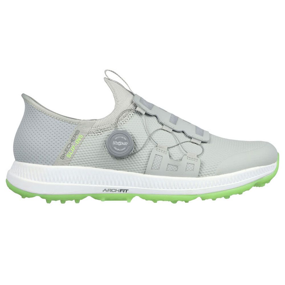 Skechers Elite 5 Slip ins Grey Lime 214066 Silvermere Golf