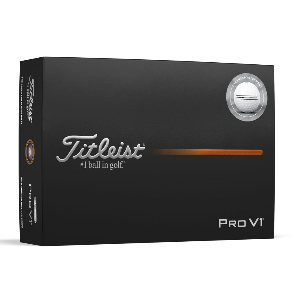 TITLEIST Titleist 2025 PRO V1 White Enhanced Align Dozen Golf Balls