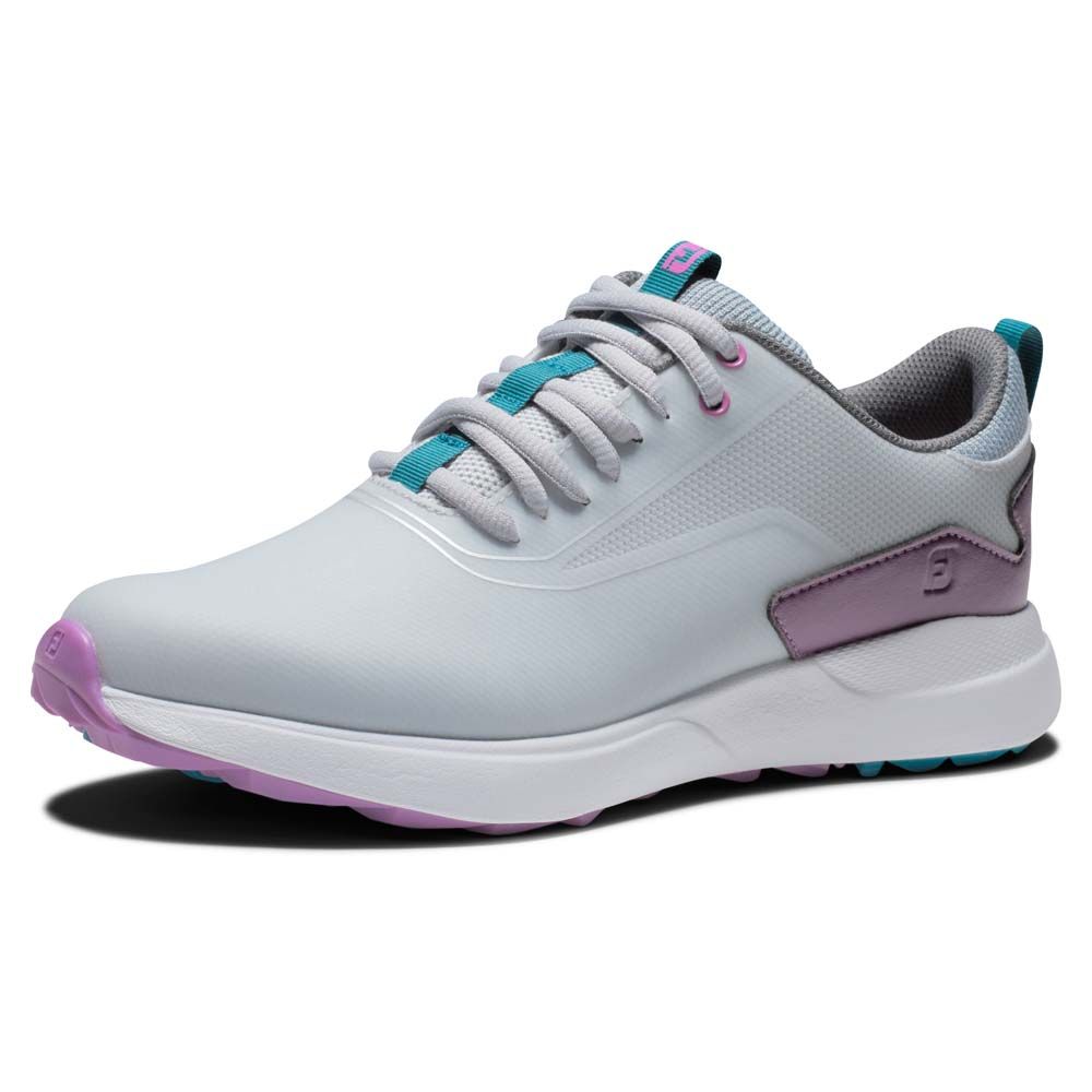 FOOTJOY Footjoy Ladies Performa Golf Shoes Grey Purple 99204