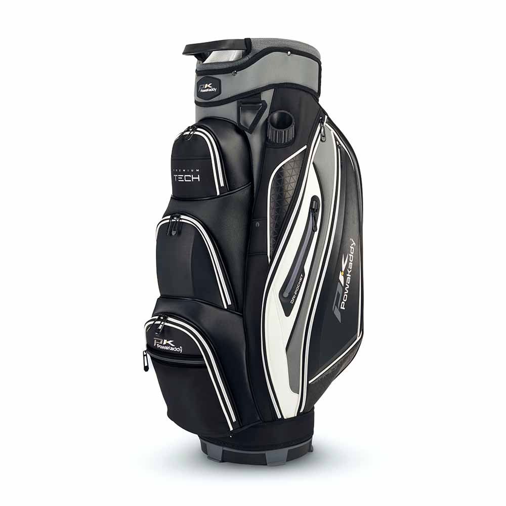 POWAKADDY PowaKaddy Premium Tech Cart Bag Black White