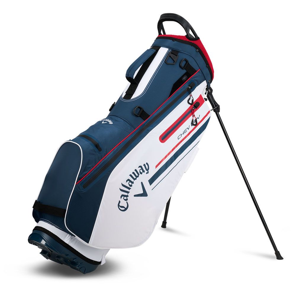 CALLAWAY Callaway Chev Dry Stand Bag - WHT/NVY/RED 2024