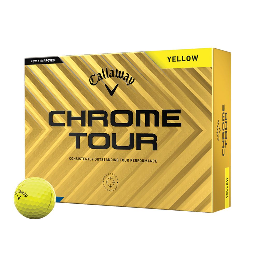 CALLAWAY Callaway Chrome Tour Dozen Pack Yellow