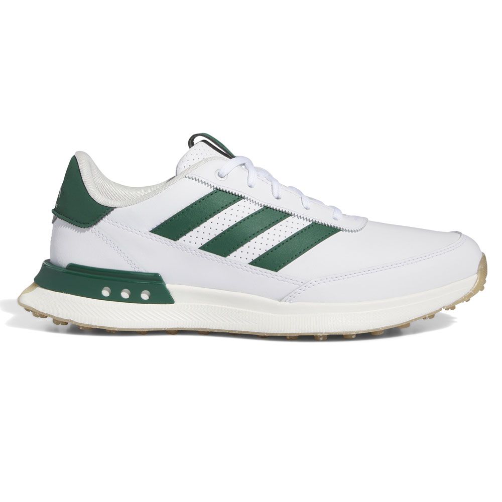 ADIDAS adidas S2G 24 Spikeless Leather Golf Shoes White Green IF0299