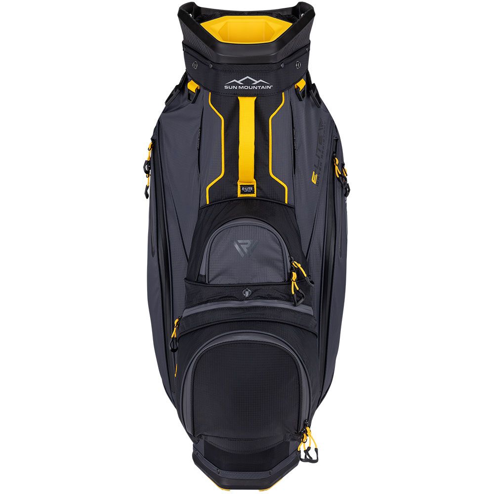 SUN MOUNTAIN Sun Mountain E-Lite Cart Bag Black Steel Gold