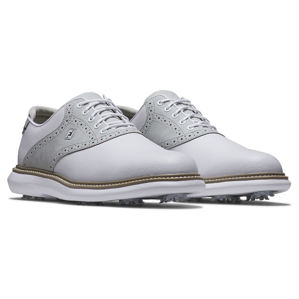 FOOTJOY Footjoy Traditions Golf Shoes White Grey 57957