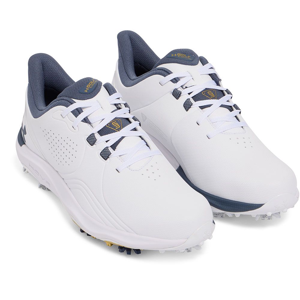 UNDER ARMOUR Under Armour Drive Pro Wide Golf Shoes White Downpour