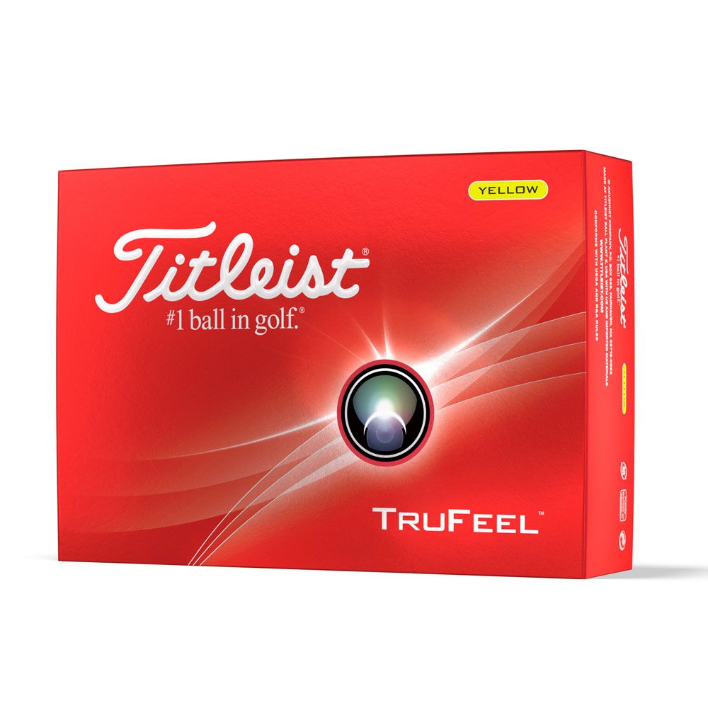 TITLEIST Titleist TruFeel Yellow Golf Balls 2024