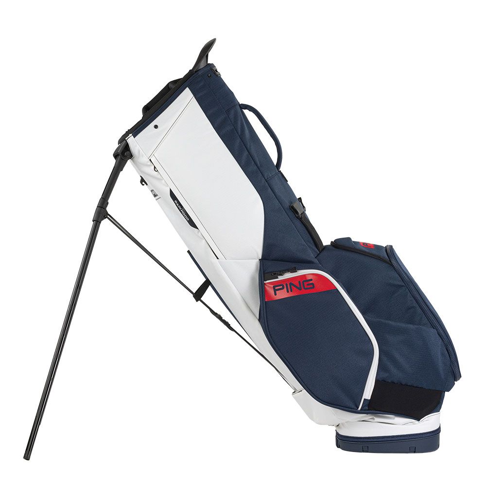 PING Ping Hoofer Stand Bag Navy White Red 2025