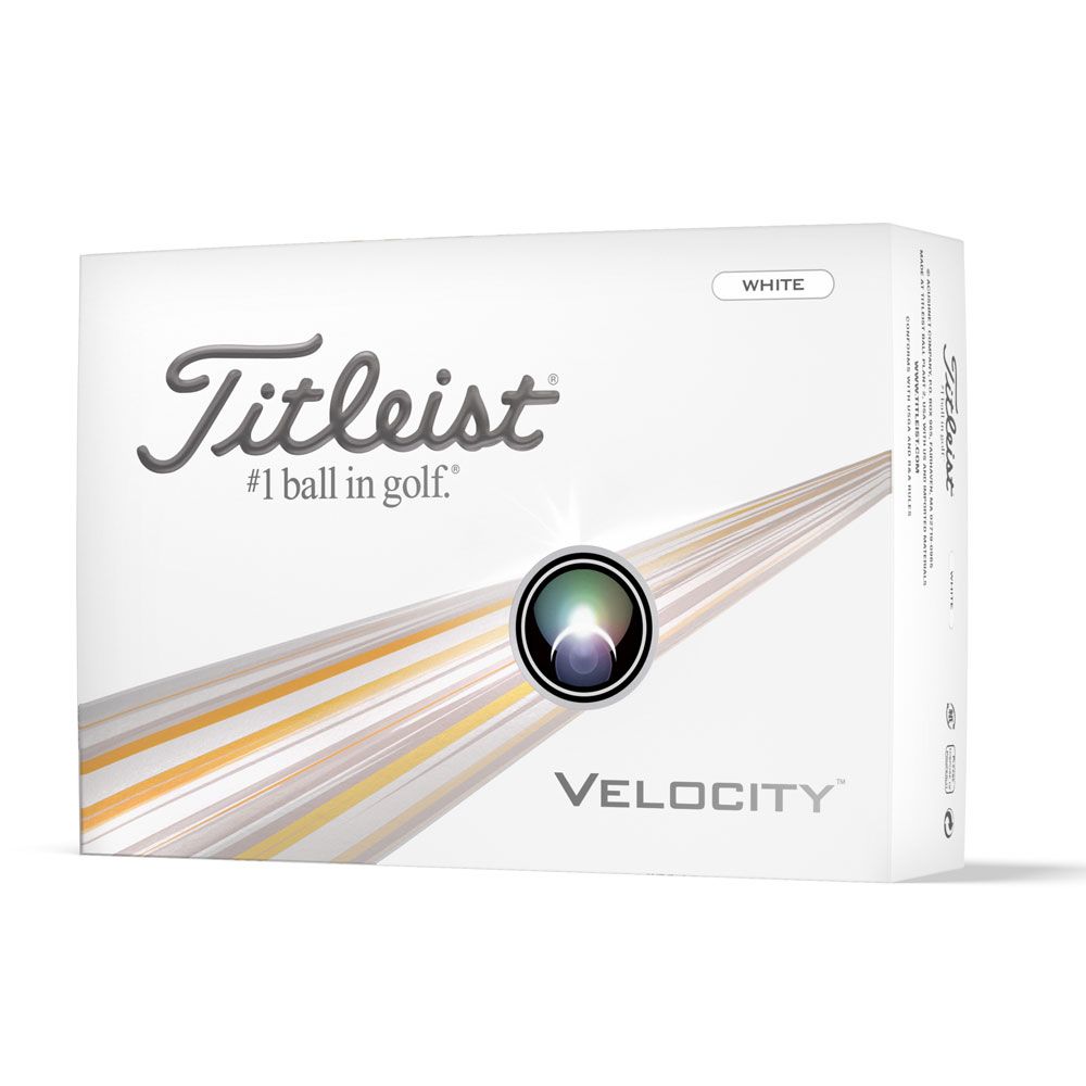 TITLEIST Titleist Velocity White Golf Balls 2024