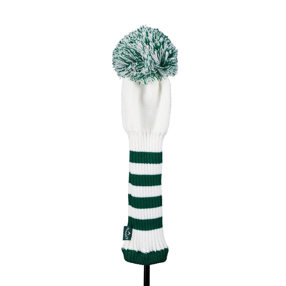 CALLAWAY Callaway White/Green Pom Pom Headcover Driver