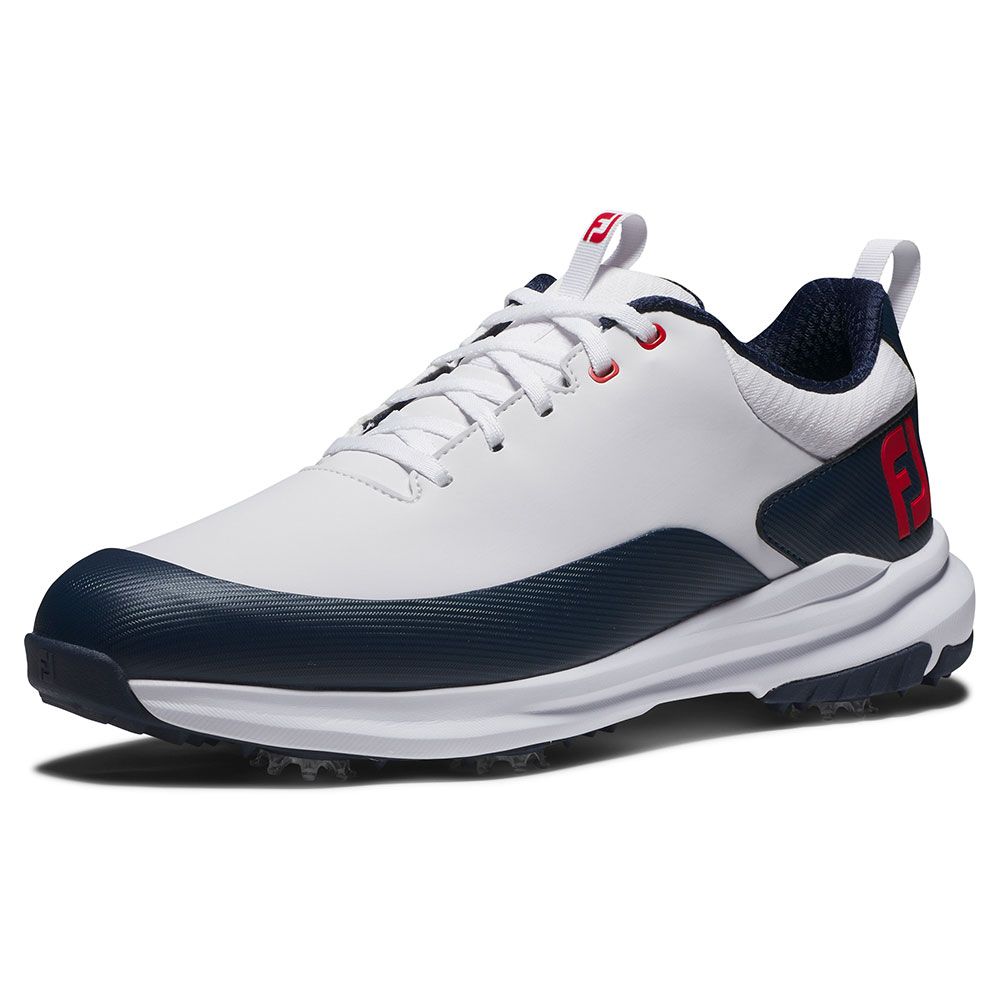 FOOTJOY FootJoy Tour Rival Golf Shoes White Navy 56959