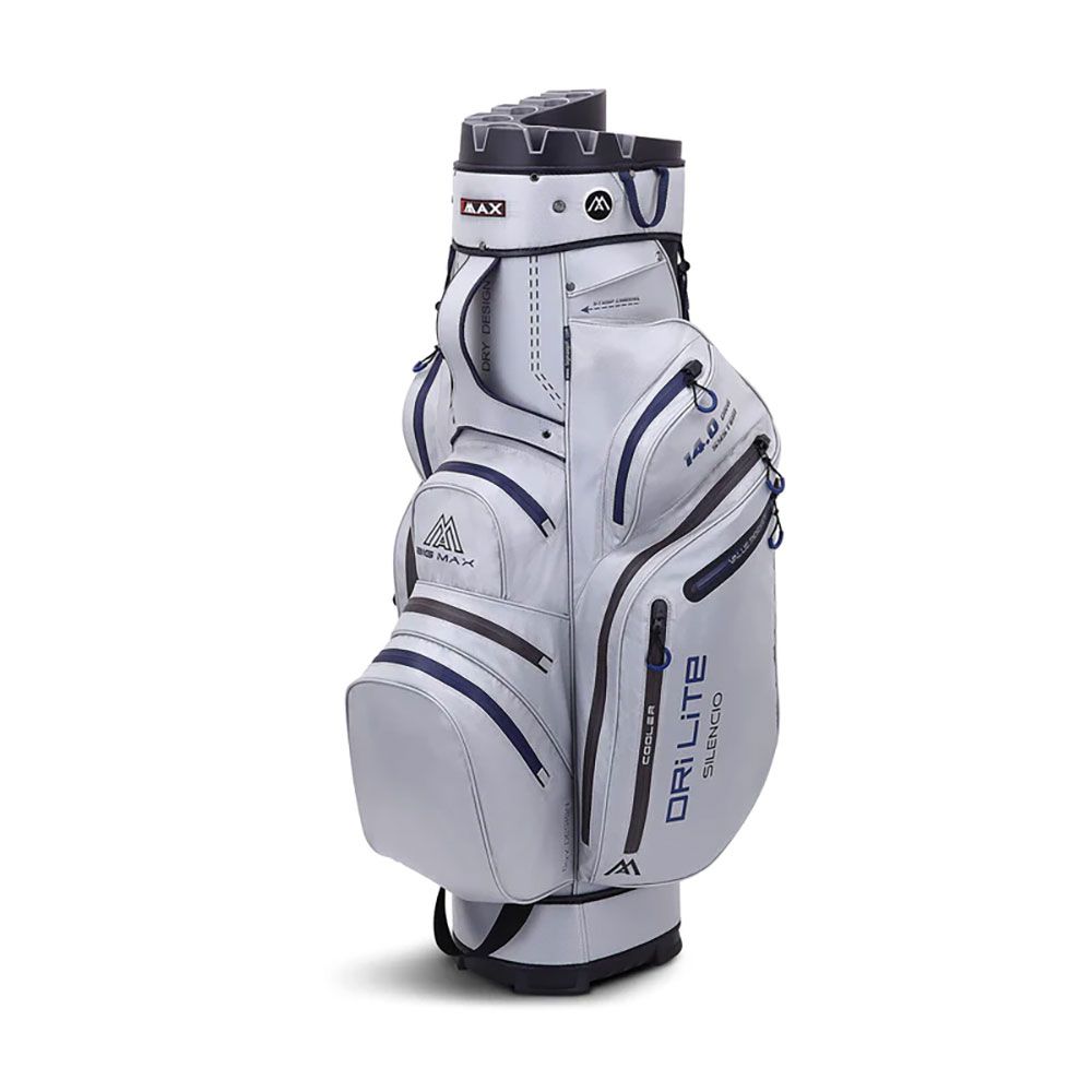 BIG MAX Big Max DRI LITE Silencio 2 Org Cart Bag Silver/Navy