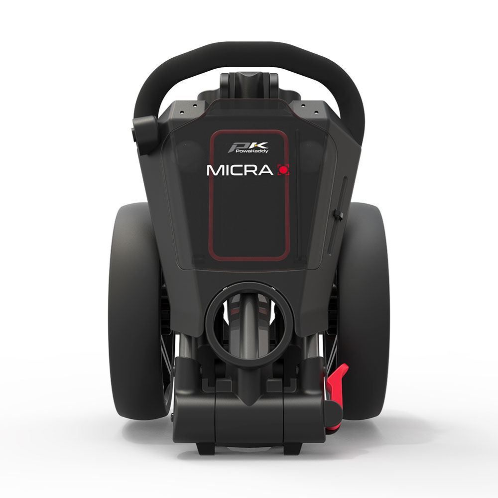 POWAKADDY Powakaddy Micra Push Cart Gunmetal/Red