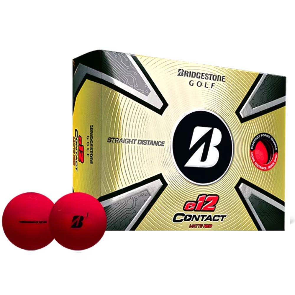 BRIDGESTONE Bridgestone E12 Contact Red Golf Balls