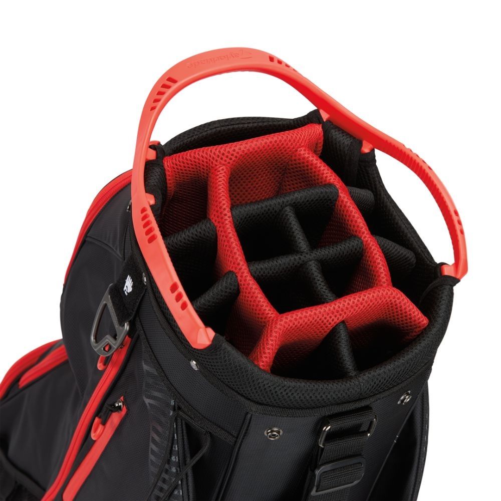 TAYLORMADE TaylorMade Pro Cart Bag - BLK/RED