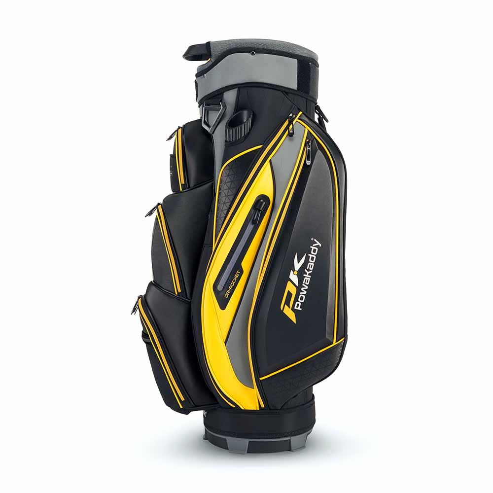 POWAKADDY PowaKaddy Premium Tech Cart Bag Black Yellow