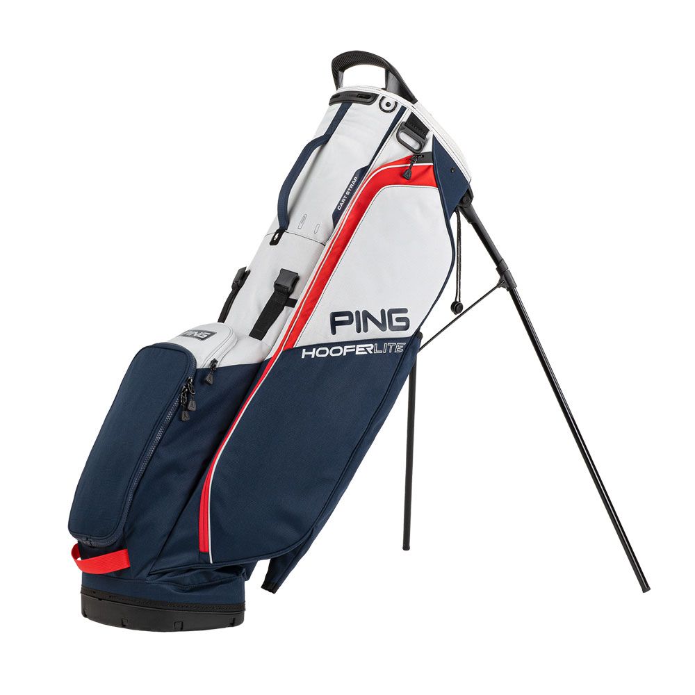 PING Ping Hooferlite 231 Stand Bag Navy Platinum Red