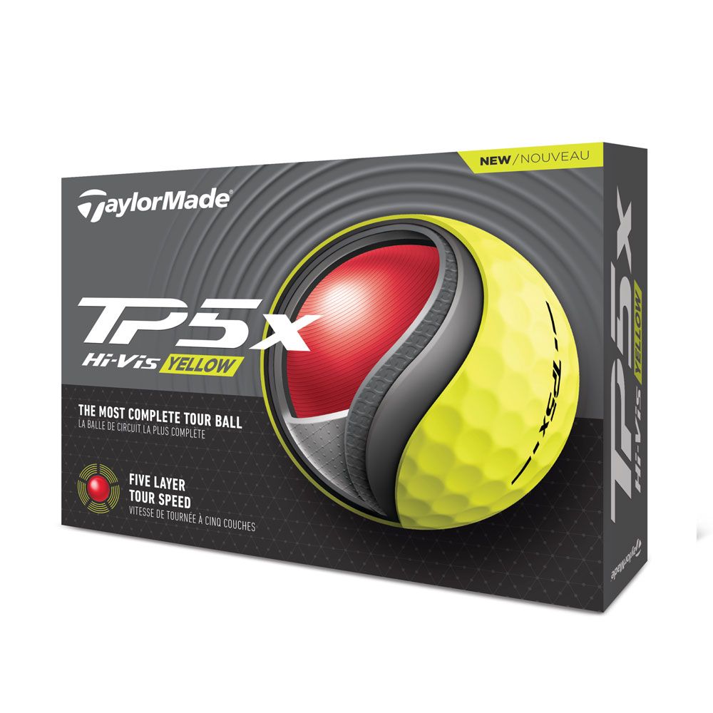 TAYLORMADE TaylorMade TP5 X Yellow Golf Balls 2024