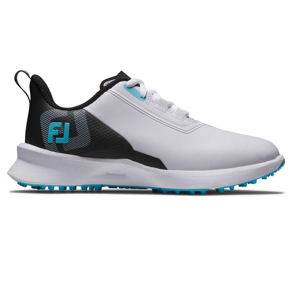 FOOTJOY Footjoy Fuel Junior Golf Shoes White Black 45042