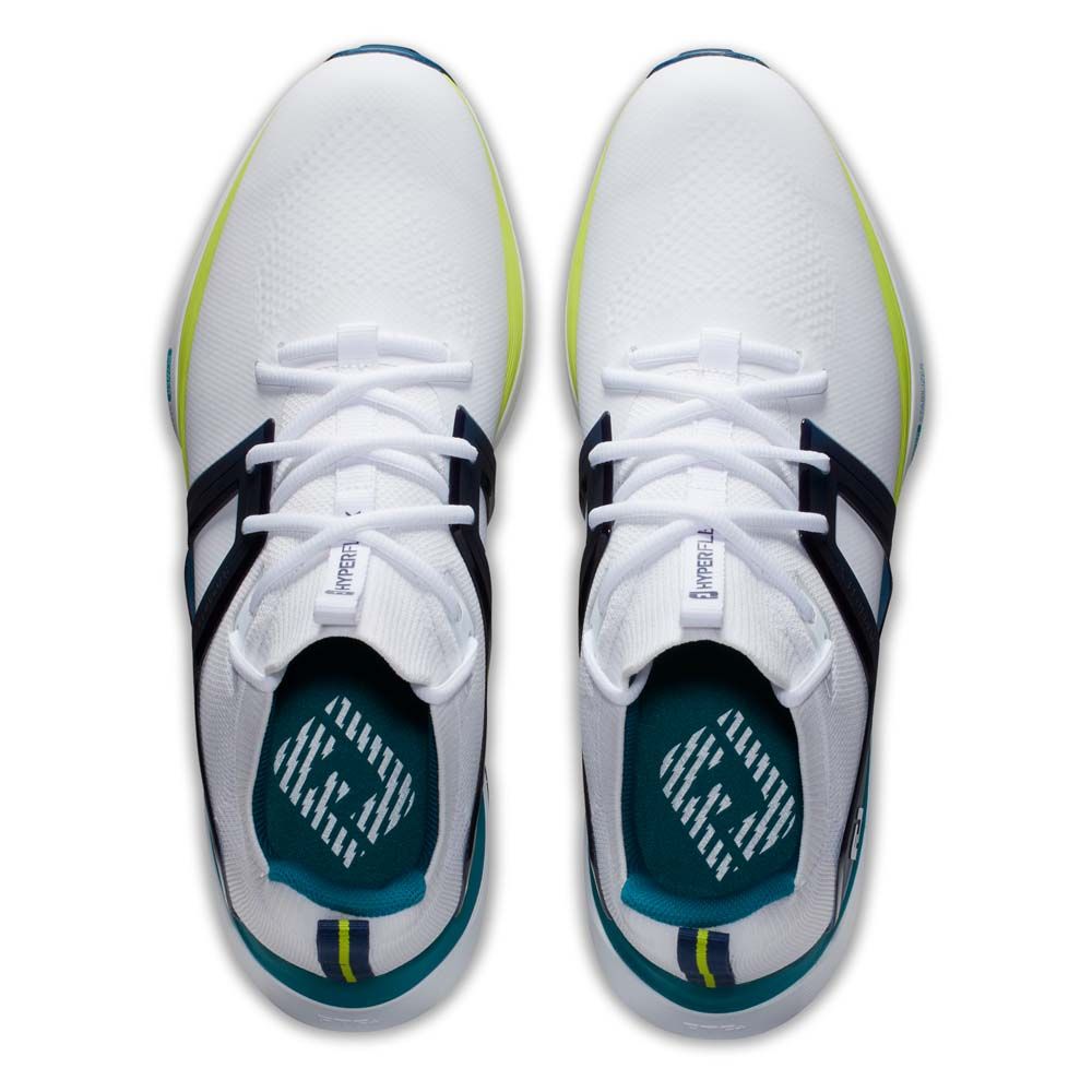 FOOTJOY Footjoy Hyperflex Golf Shoes White Lime Navy 51075