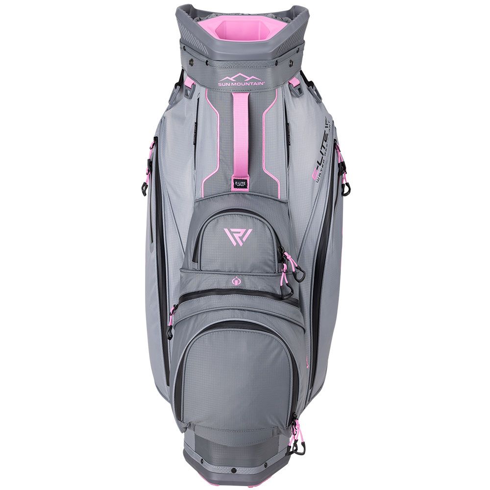 SUN MOUNTAIN Sun Mountain E-Lite Cart Bag Black Nickel Cadet Pink