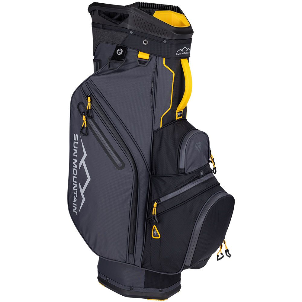 SUN MOUNTAIN Sun Mountain E-Lite Cart Bag Black Steel Gold