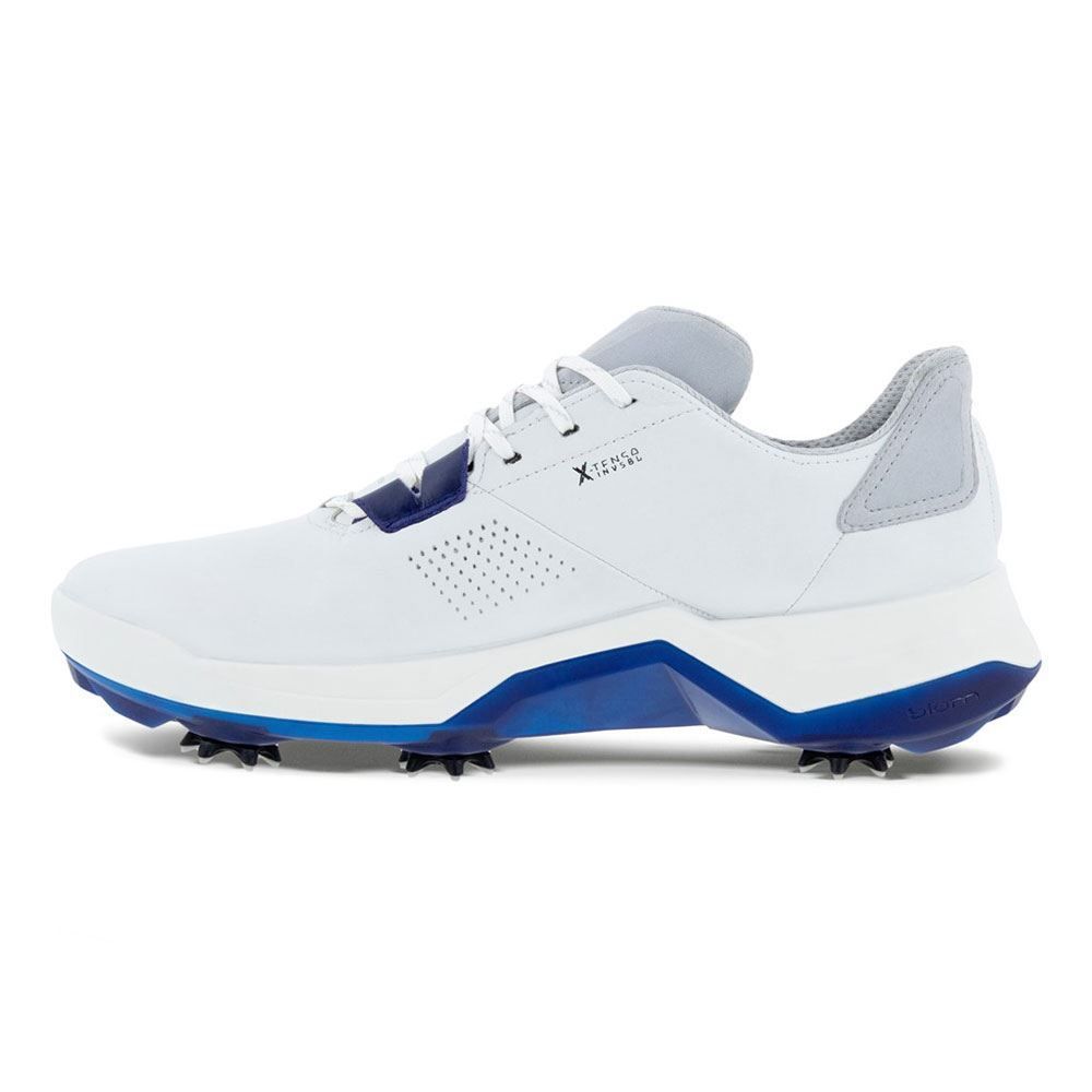 Ecco BIOM G5 Golf Shoes White Blue Silvermere Golf