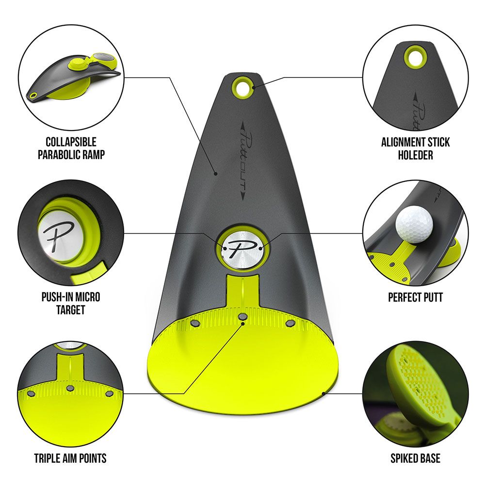 PUTTOUT PuttOut Premium Pressure Trainer Lime