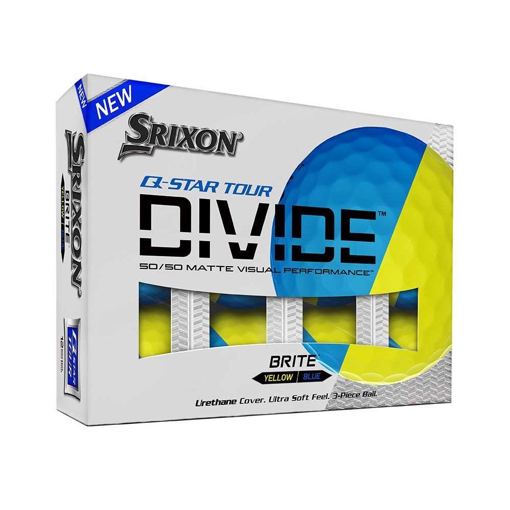 SRIXON Srixon Q Star Tour Divide Blue/Yellow Golf Balls