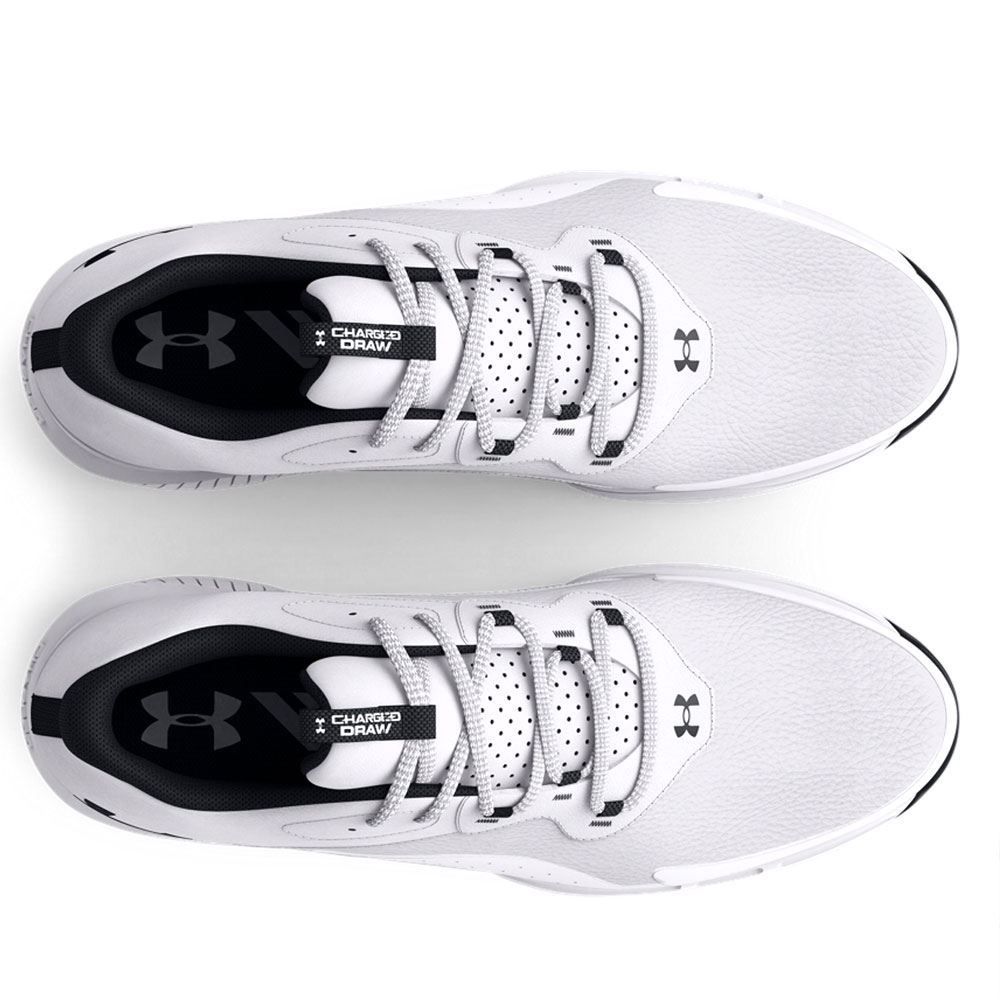 UNDER ARMOUR Under Armour Charged Draw 2 Wide Golf Shoes White 3026401