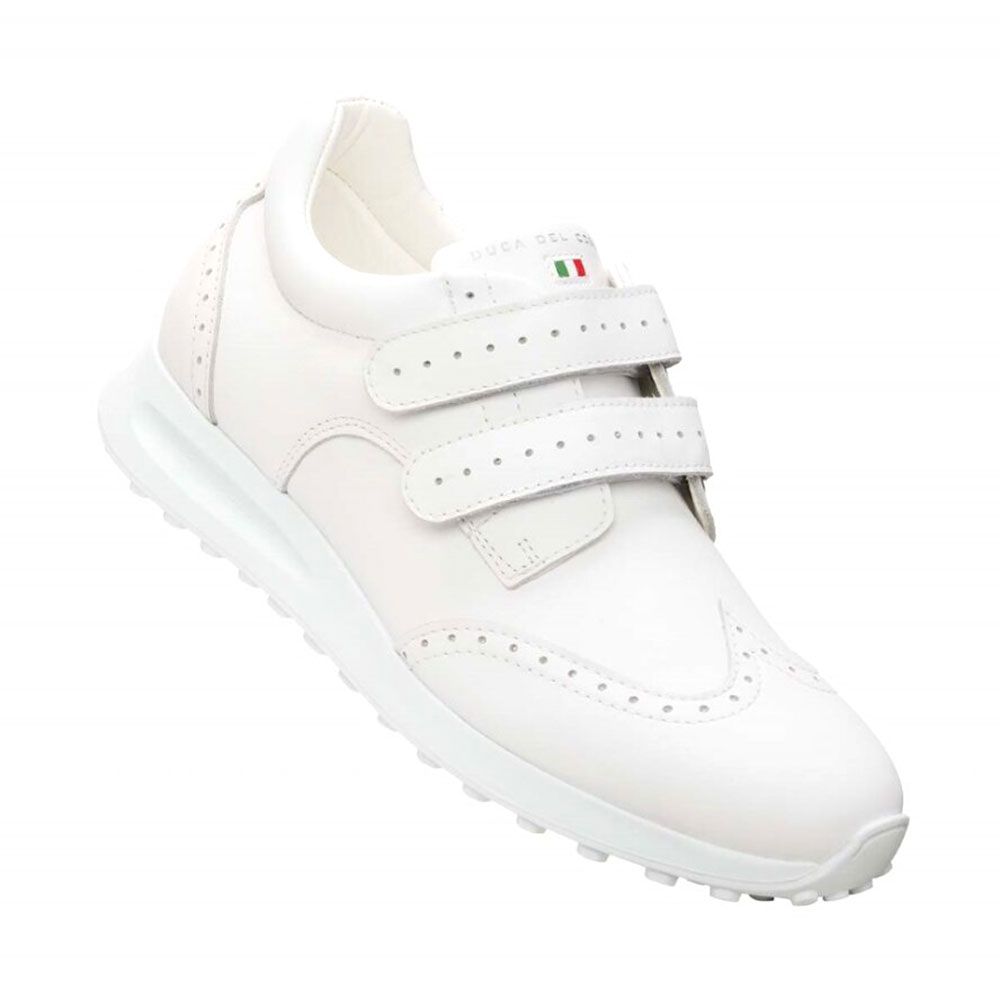 DUCA Duca Belize Ladies Velcro Golf Shoes White