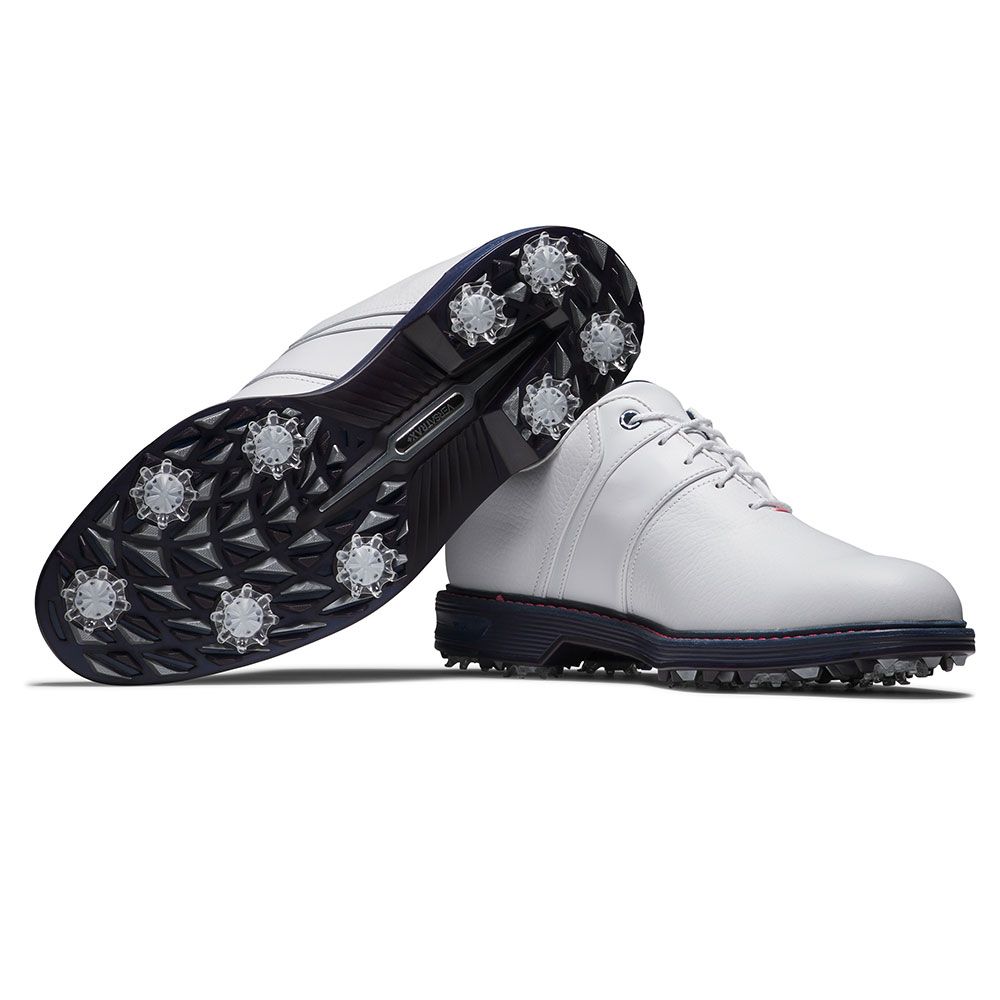 FOOTJOY Footjoy Premiere Packard Golf Shoes White Navy Pink 54543