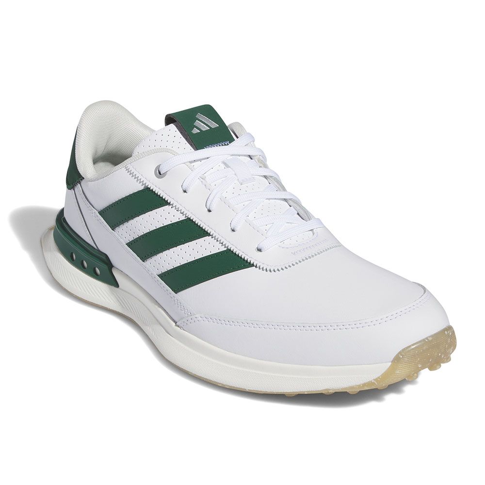 ADIDAS adidas S2G 24 Spikeless Leather Golf Shoes White Green IF0299