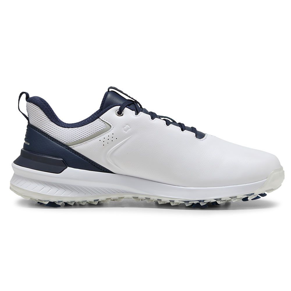 PUMA Puma IGNITE Innovate Leather Golf Shoes White Navy