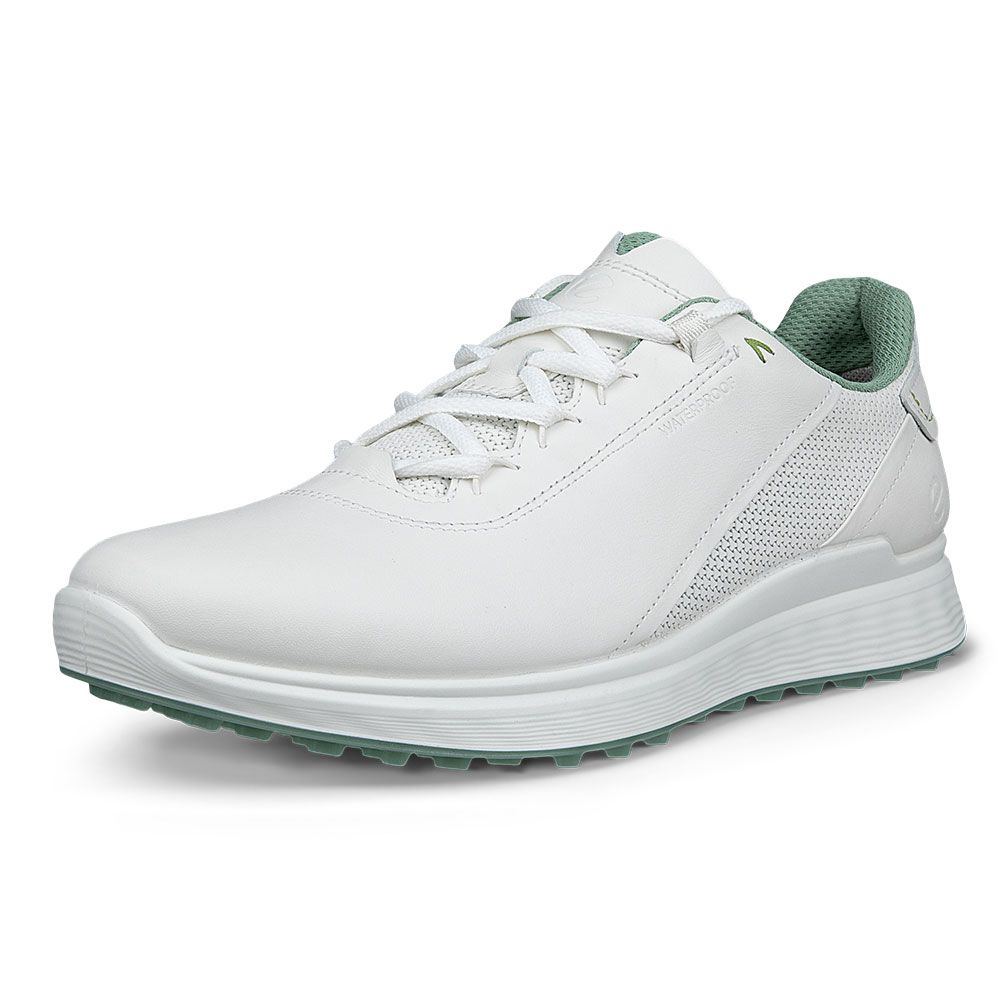 ECCO Ecco S Casual Golf Shoes Black White